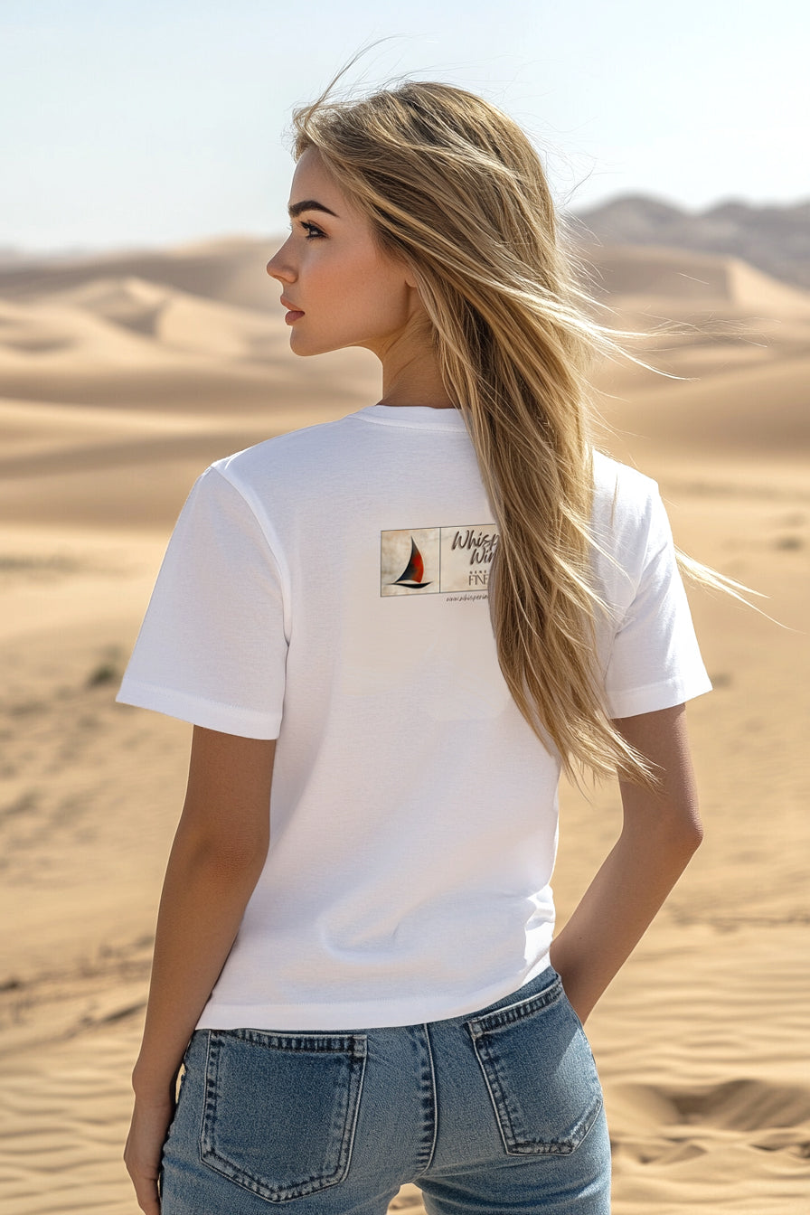 Whispering Winds Fine Art - Unisex Short Sleeve Tee - Breezy Nautical Graphic T-Shirt