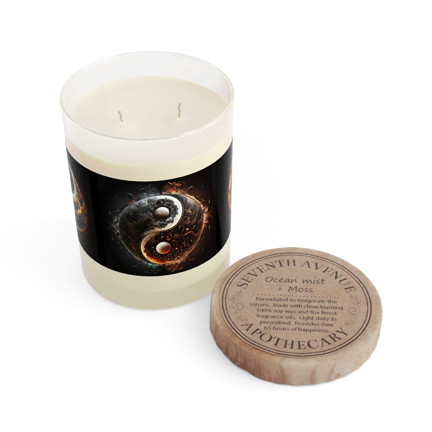 Eternal Balance – Yin Yang Candle Wrap - Scented Candle - Harmonizing Aromas for Relaxation and Balance