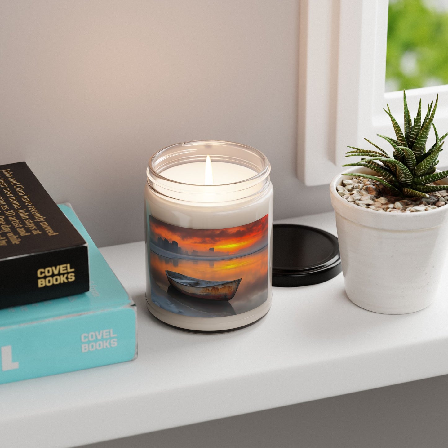Adrift in Time - Tranquil Sunset Scented Soy Candle - 9oz