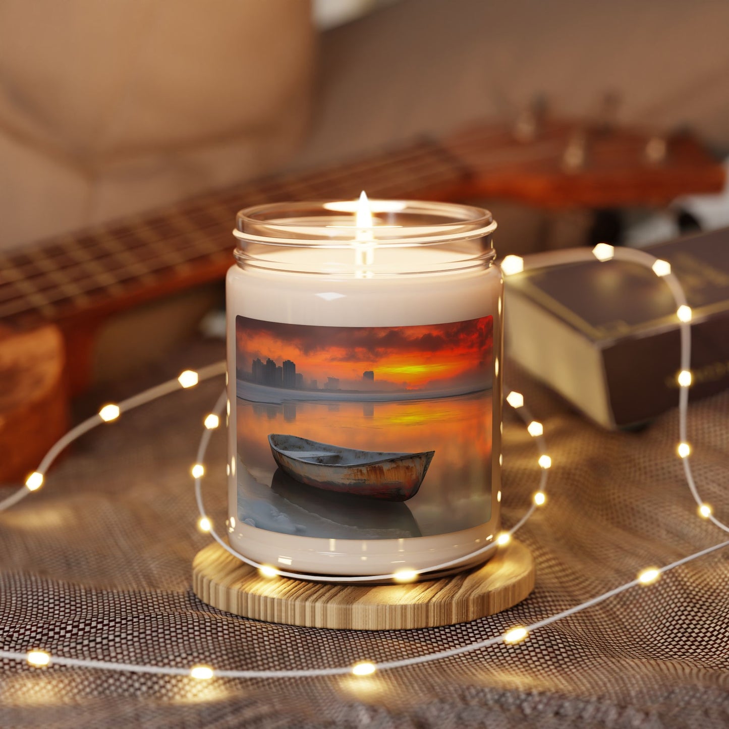 Adrift in Time - Tranquil Sunset Scented Soy Candle - 9oz