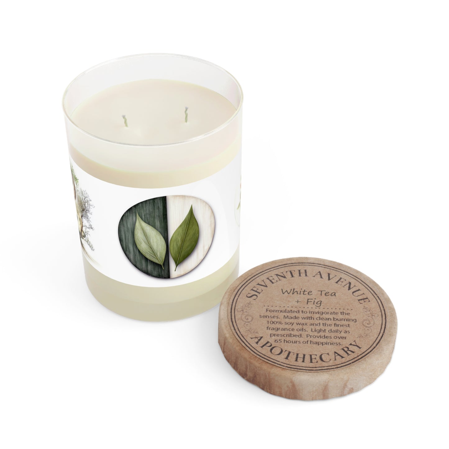 Botanical Balance - Eco-Friendly Scented Candle - Harmonious Nature Design, 11oz