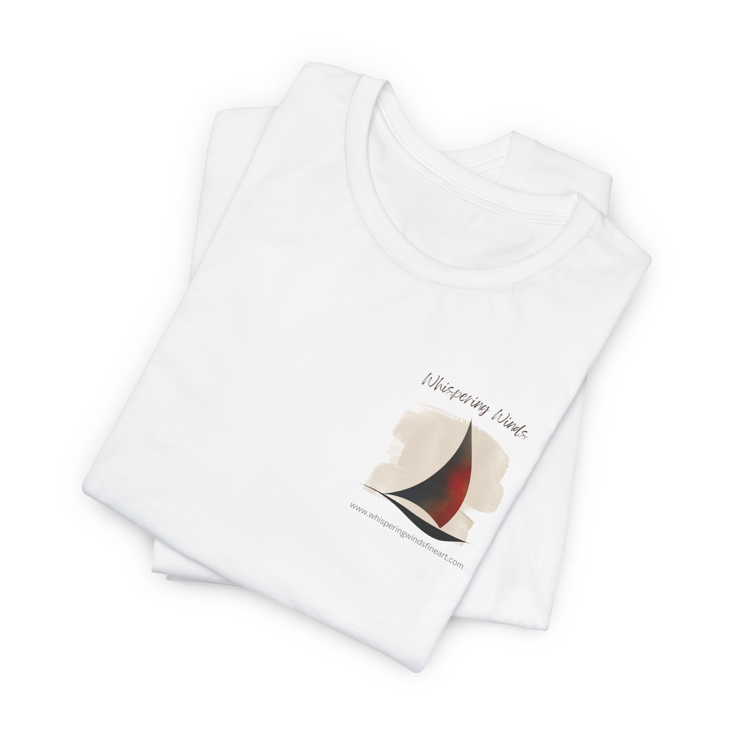 Whispering Winds Fine Art - Unisex Short Sleeve Tee - Breezy Nautical Graphic T-Shirt