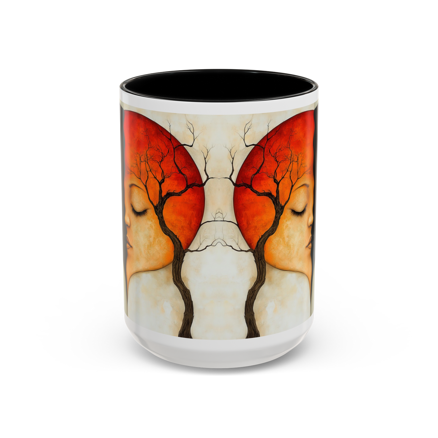 Eclipse of the Soul - Serene Zen - Themed Coffee Mug - Embrace the Day & Night
