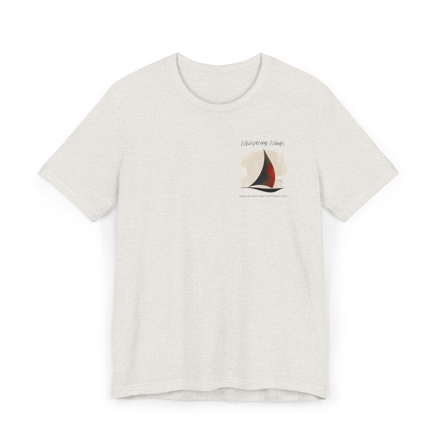 Whispering Winds Fine Art - Unisex Short Sleeve Tee - Breezy Nautical Graphic T-Shirt