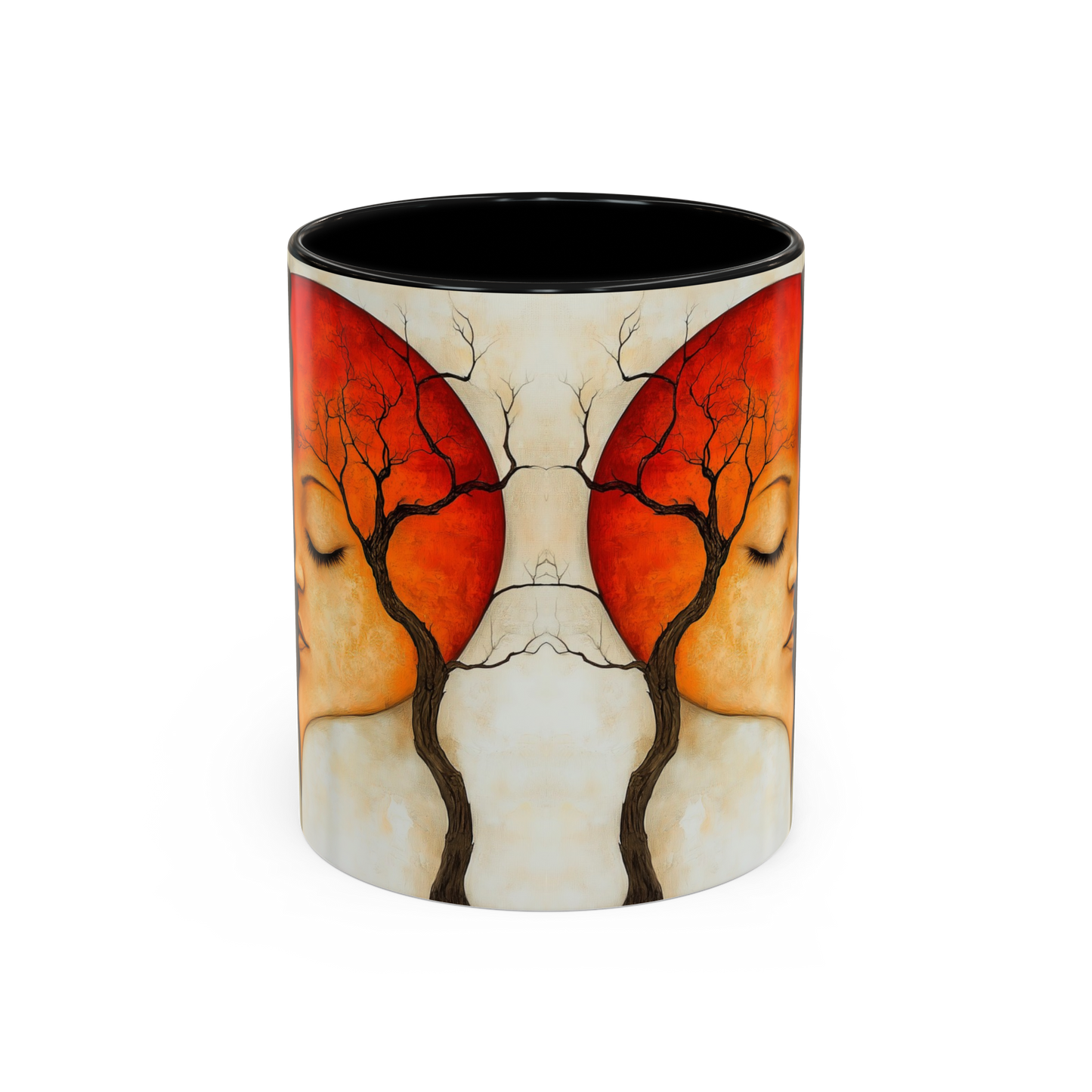 Eclipse of the Soul - Serene Zen - Themed Coffee Mug - Embrace the Day & Night