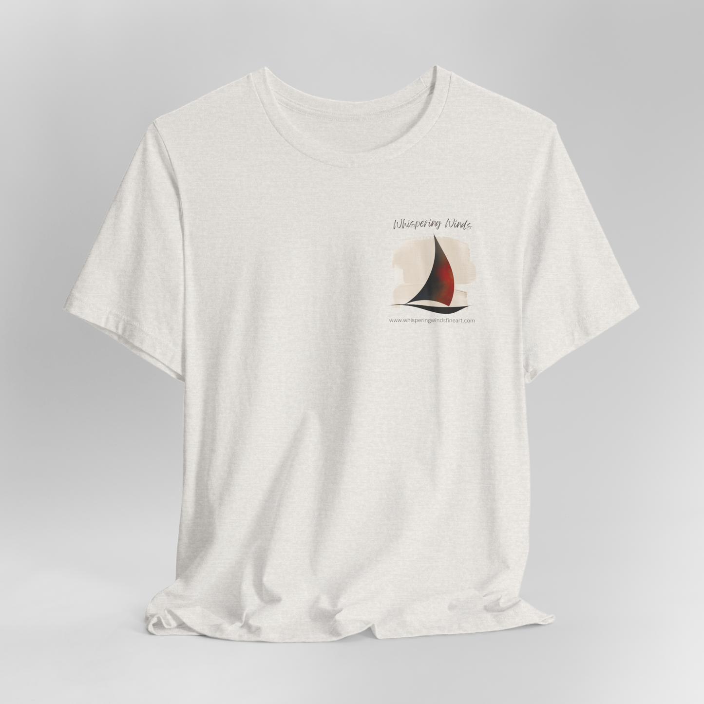 Whispering Winds Fine Art - Unisex Short Sleeve Tee - Breezy Nautical Graphic T-Shirt