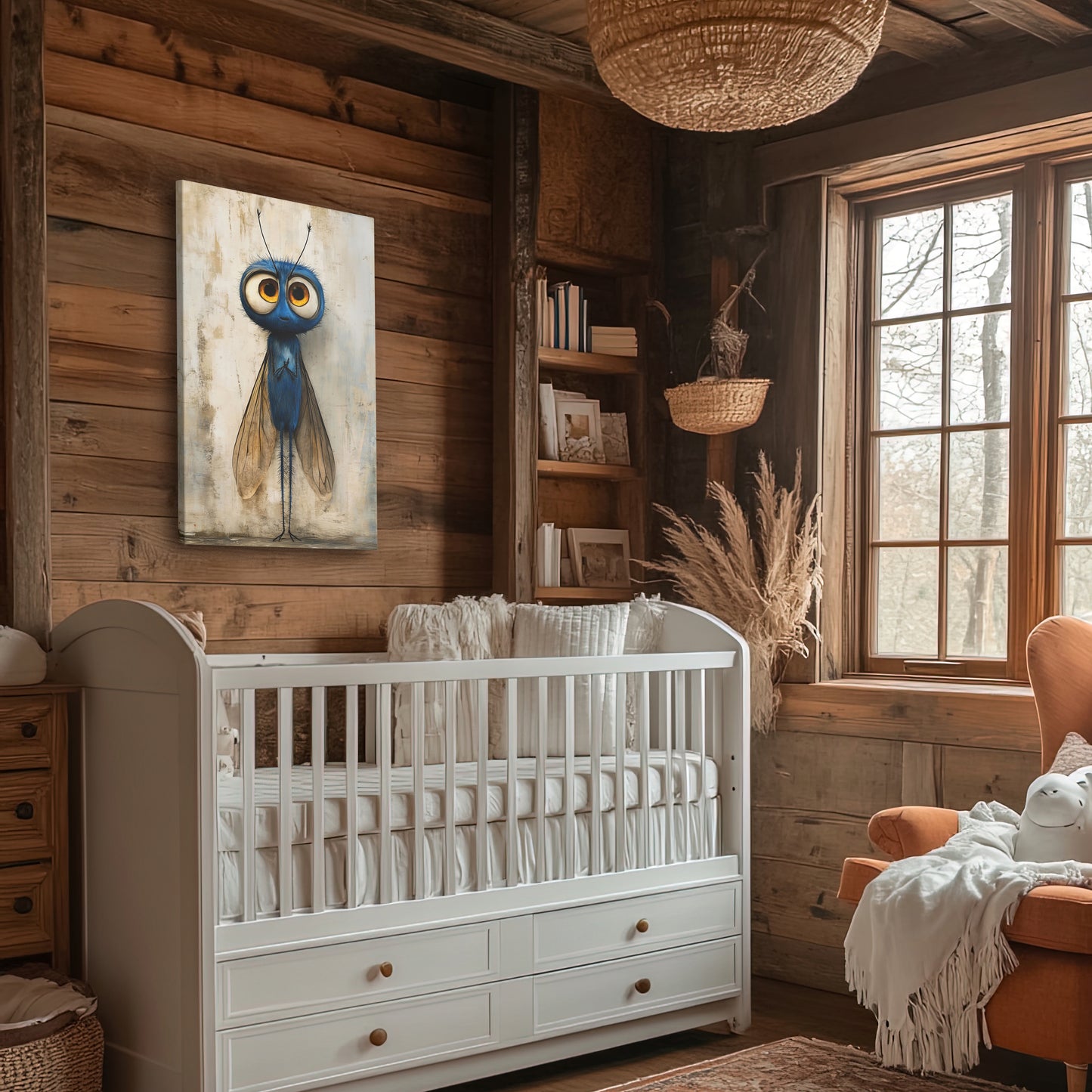 The Gentle Bug - Childrens Canvas Wall Art