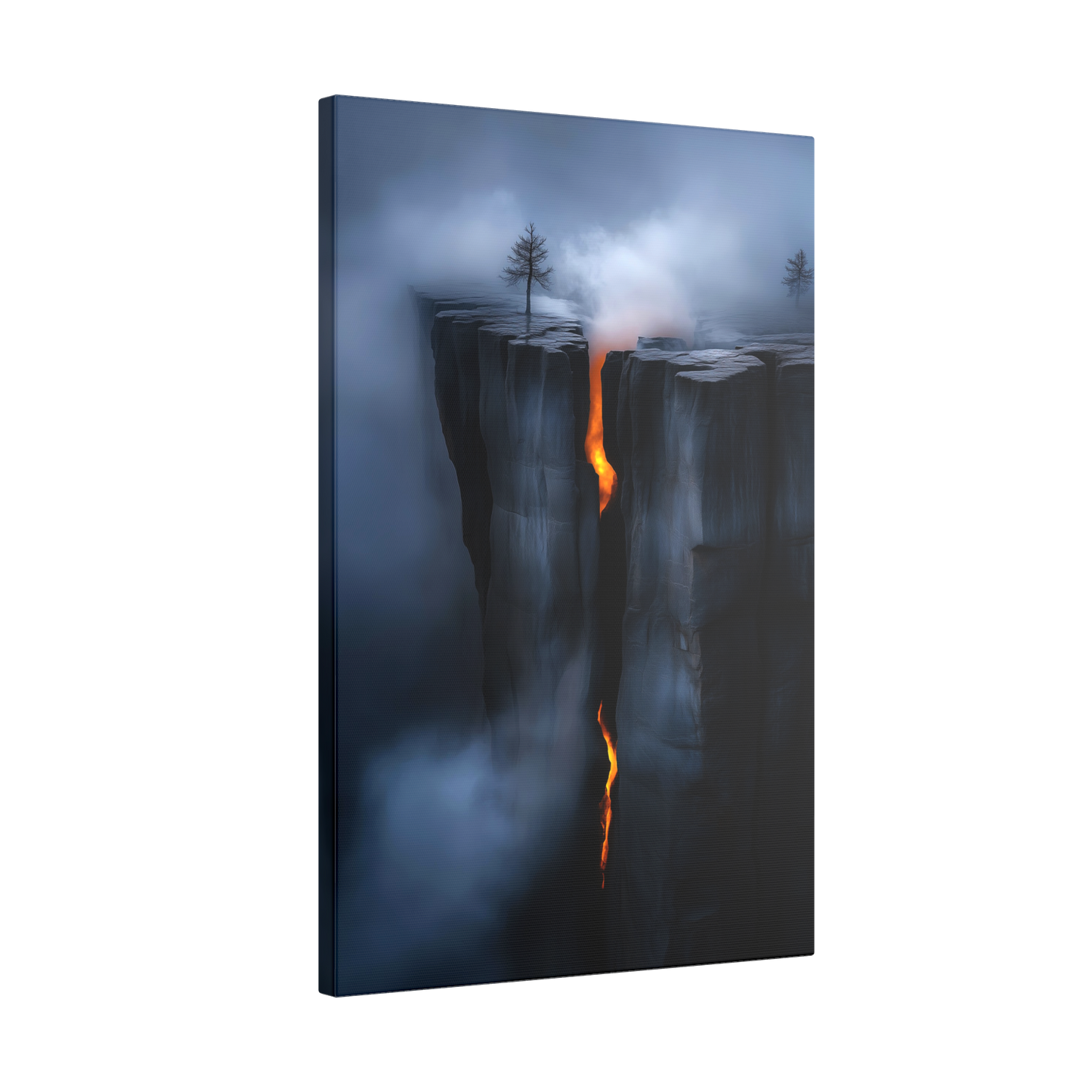 The Divide - Dramatic Landscape Canvas Art - Stretched Wall Decor