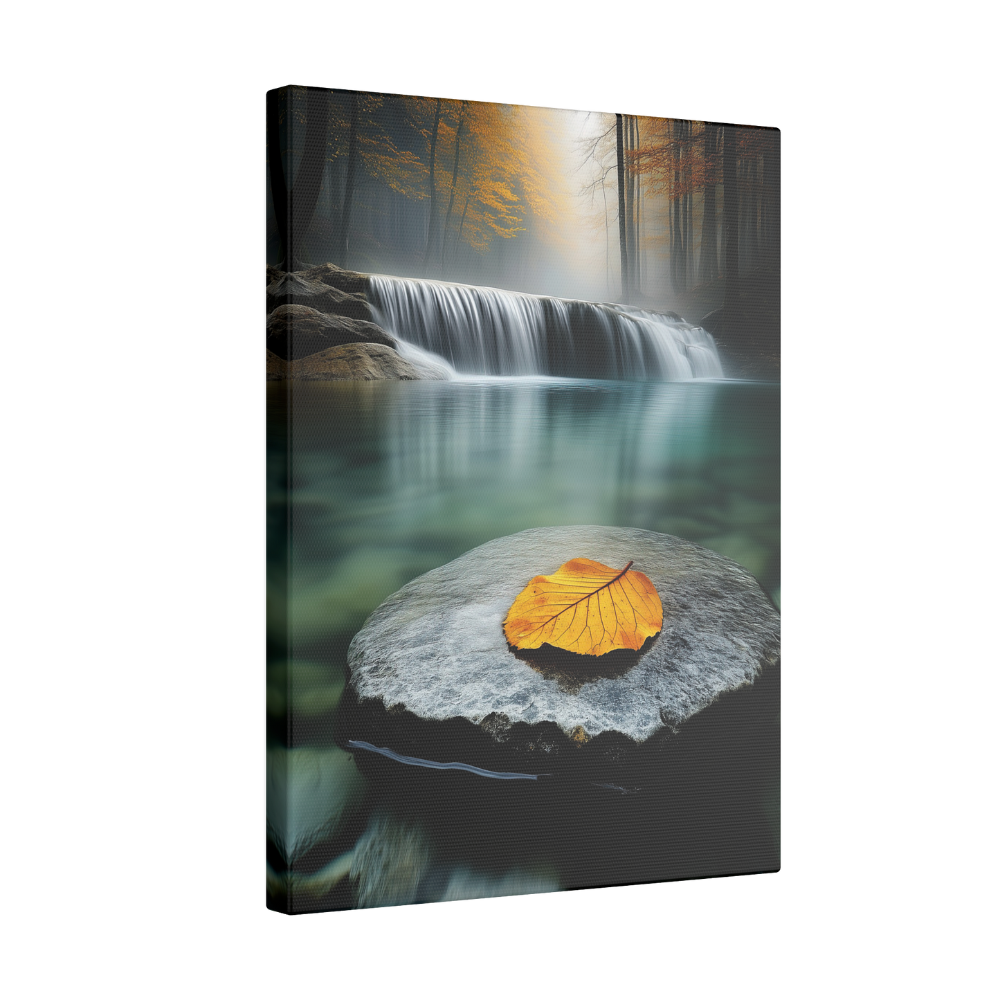 Stillness & Flow - Serene Nature Canvas Wall Art